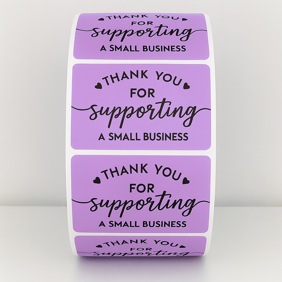 Customer Appreciation Stickers - Small Business Packaging Seals sticker label - Picture 6 of 11